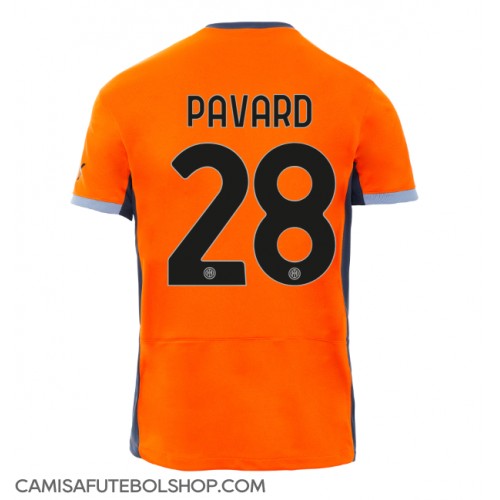 Camisa de time de futebol Inter Milan Benjamin Pavard #28 Replicas 3º Equipamento 2023-24 Manga Curta